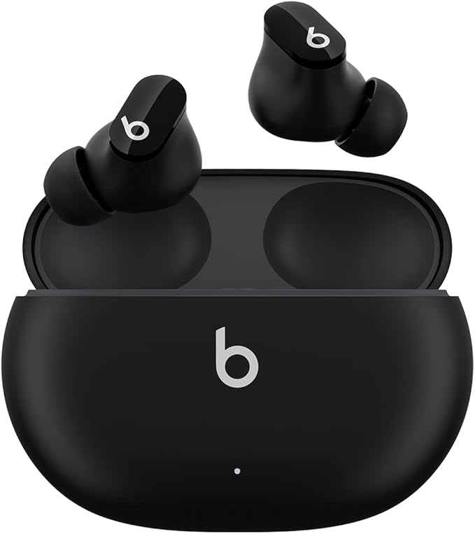 Beats Studio Buds – Bluetooth Wireless Noise Cancelling Earphones – Active Noise Cancelling, Sweat Resistant Earbuds,  8H of Listening Time - Black