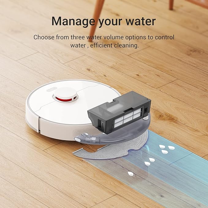 Dreame D10 Plus Robot Vacuum Cleaner and Mop with 2.5L Self Emptying Station, LiDAR Navigation Suction 4000Pa, 170m Runtime, WiFi/APP/Alexa