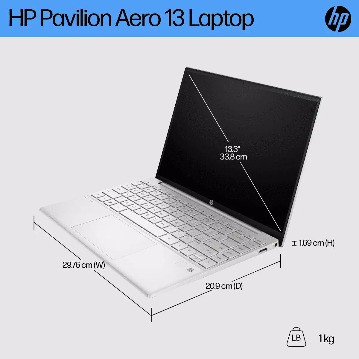 HP Pavilion | 13.3" WQXGA | Ryzen 7 | 16GB | 512GB | AMD Radon Graphics